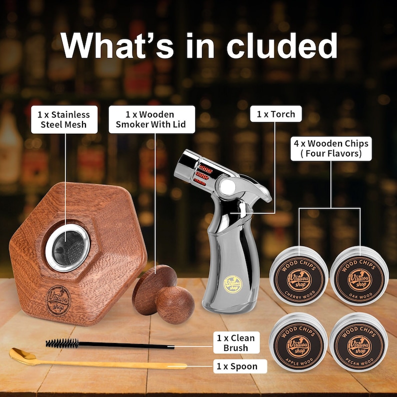 Virtuous Shop Cocktail Smoker Kit - Thumbnail 3