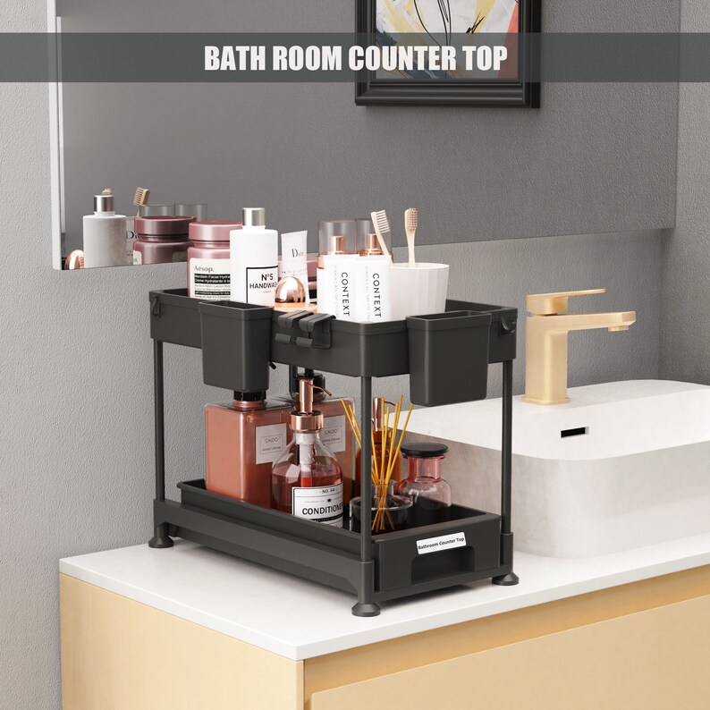 2tier Under the Sink Bathroom Organizer or Countertop and Etsy