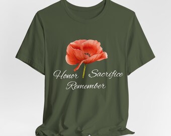 Honor, Sacrifice, Remember T-shirt