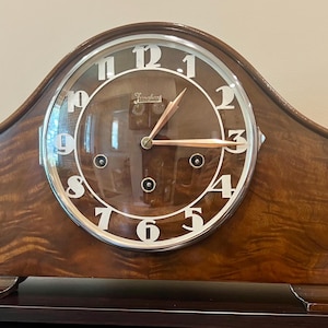 Vintage Junghans Westminster Mantel Clock – 1964 – Fully Serviced