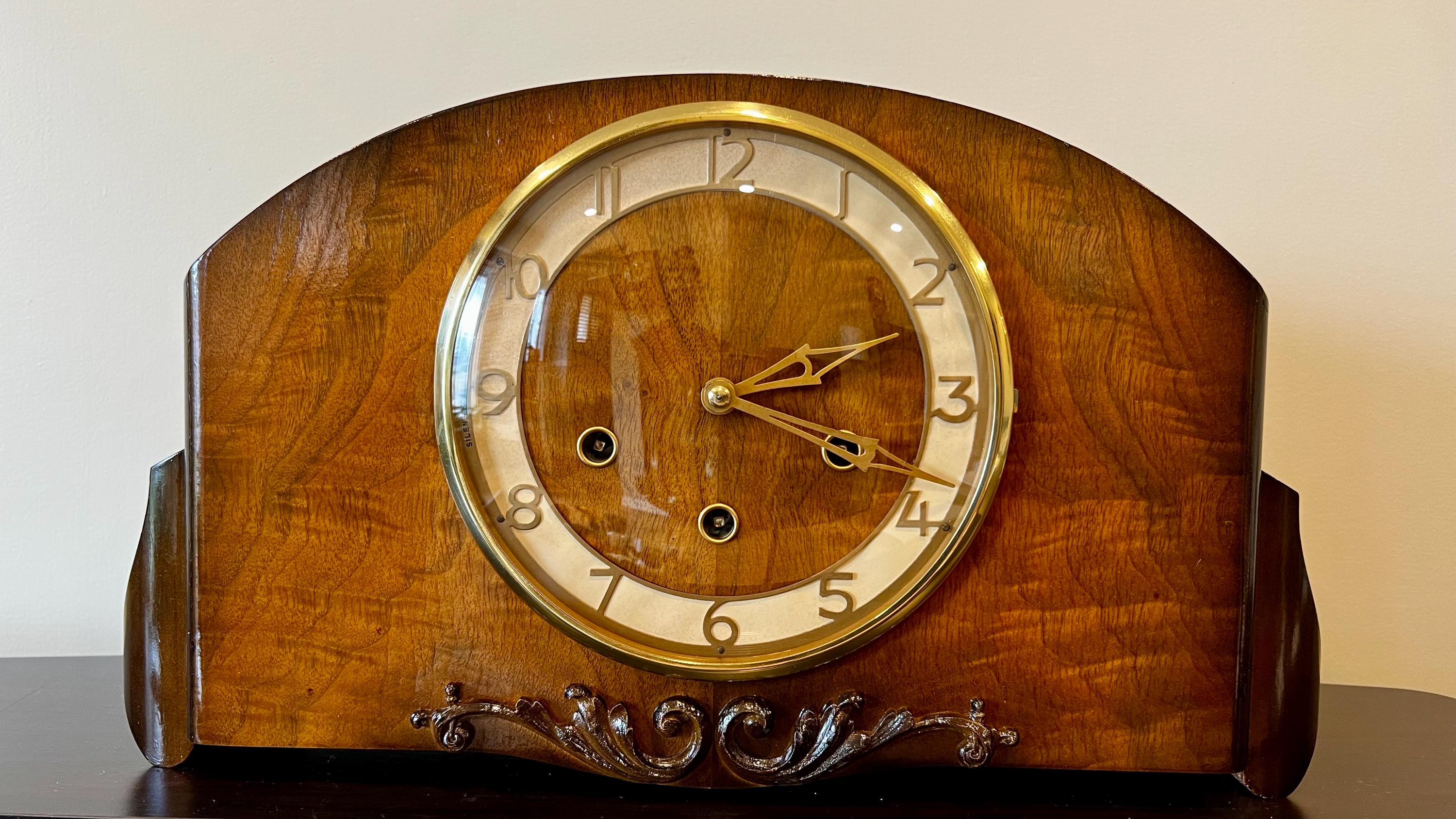 1950s Wood Clock - Etsy New Zealand