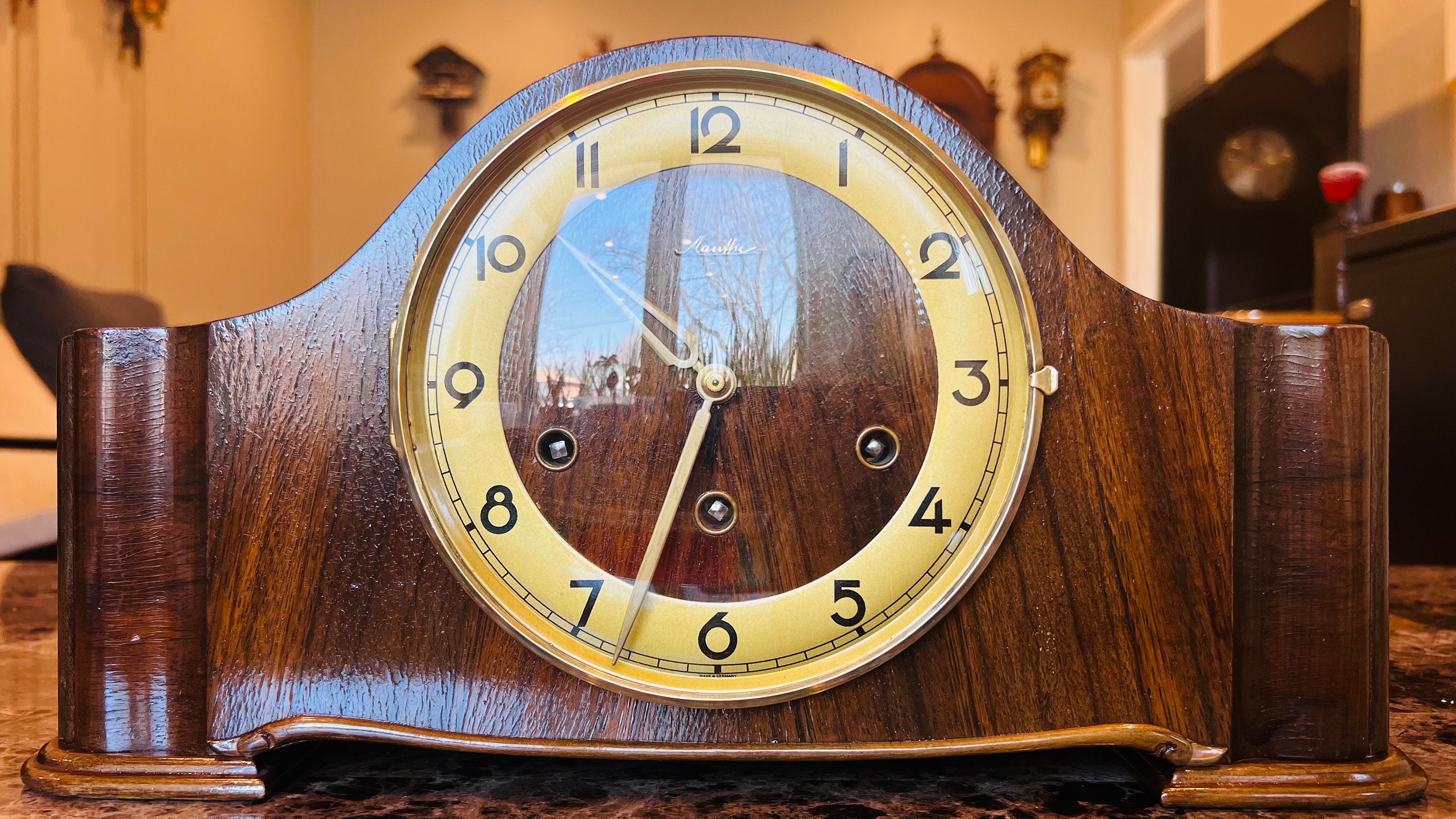 MAUTHE MANTEL CLOCK - 8 Day With Westminster Chime. - Etsy