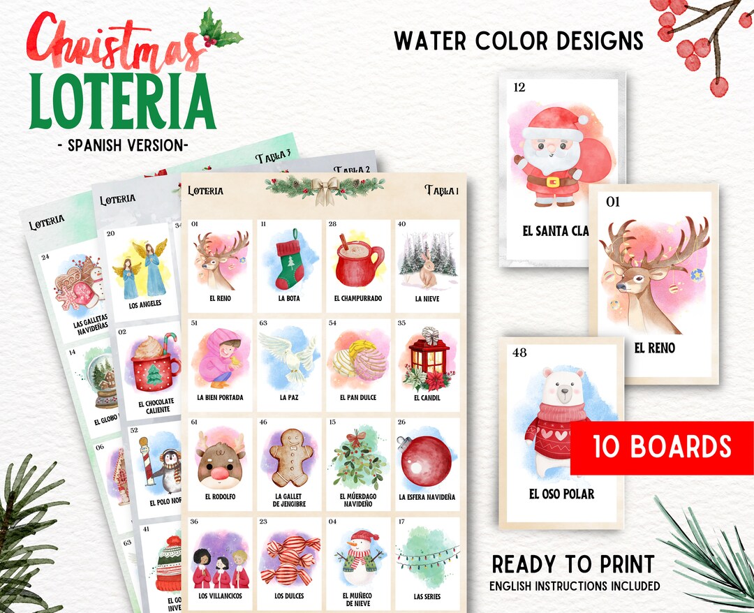 Loteria Navide a Christmas Loteria - Il 1080xN.4484844141 9frv 