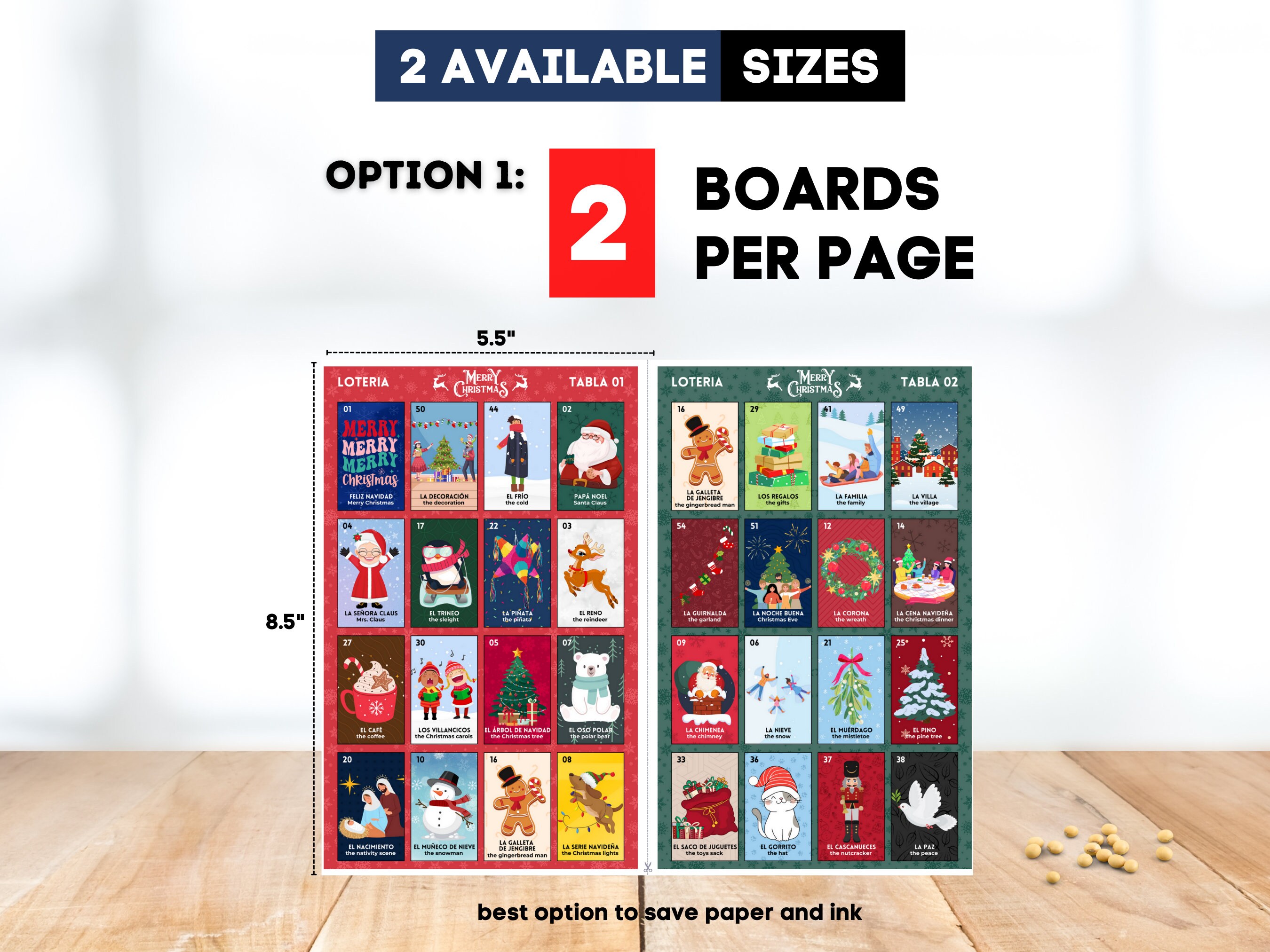 Christmas Loteria, Loteria Navideña, Christmas Bingo, Christmas Family ...