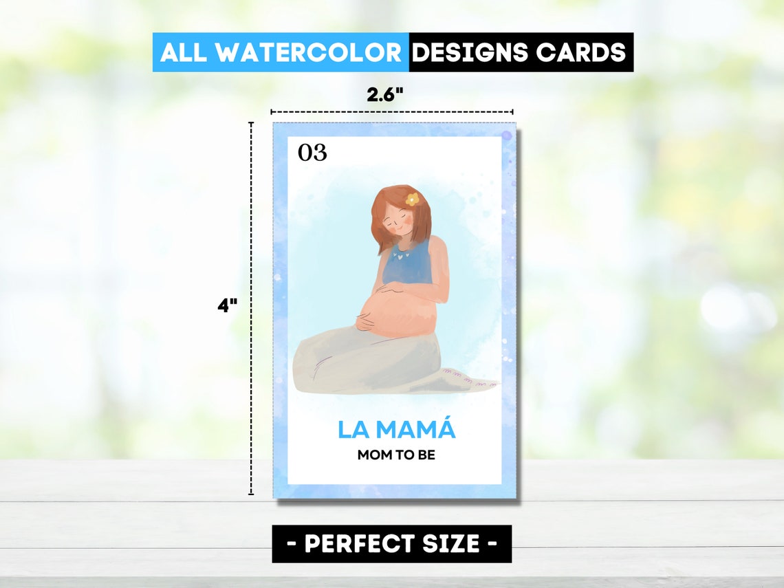 Boy Baby Shower Loteria, Loteria Baby Shower Niño, 40 Unique Boards ...