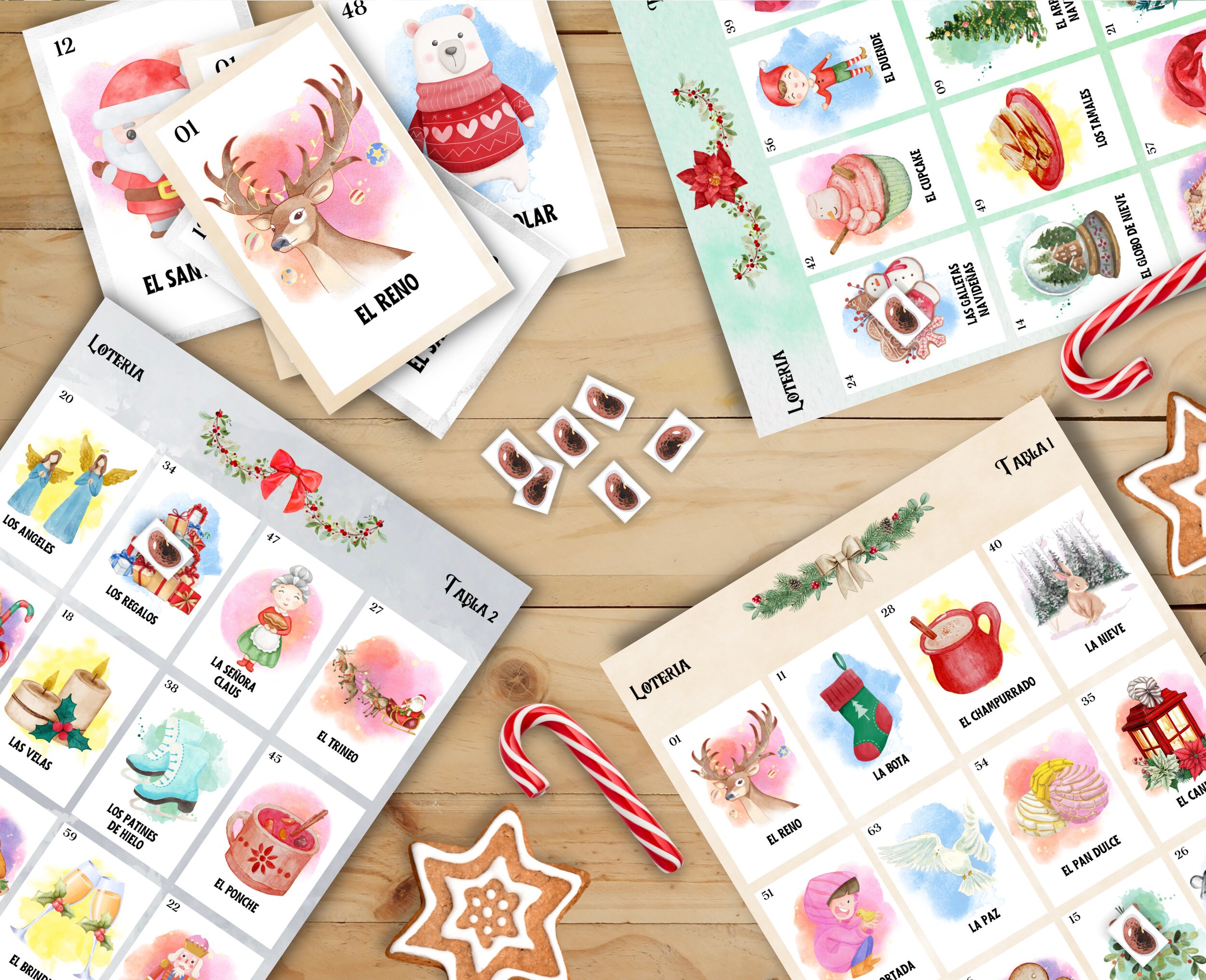 Loteria Navide a Christmas Loteria - Il Fullxfull.4399494860 927d 