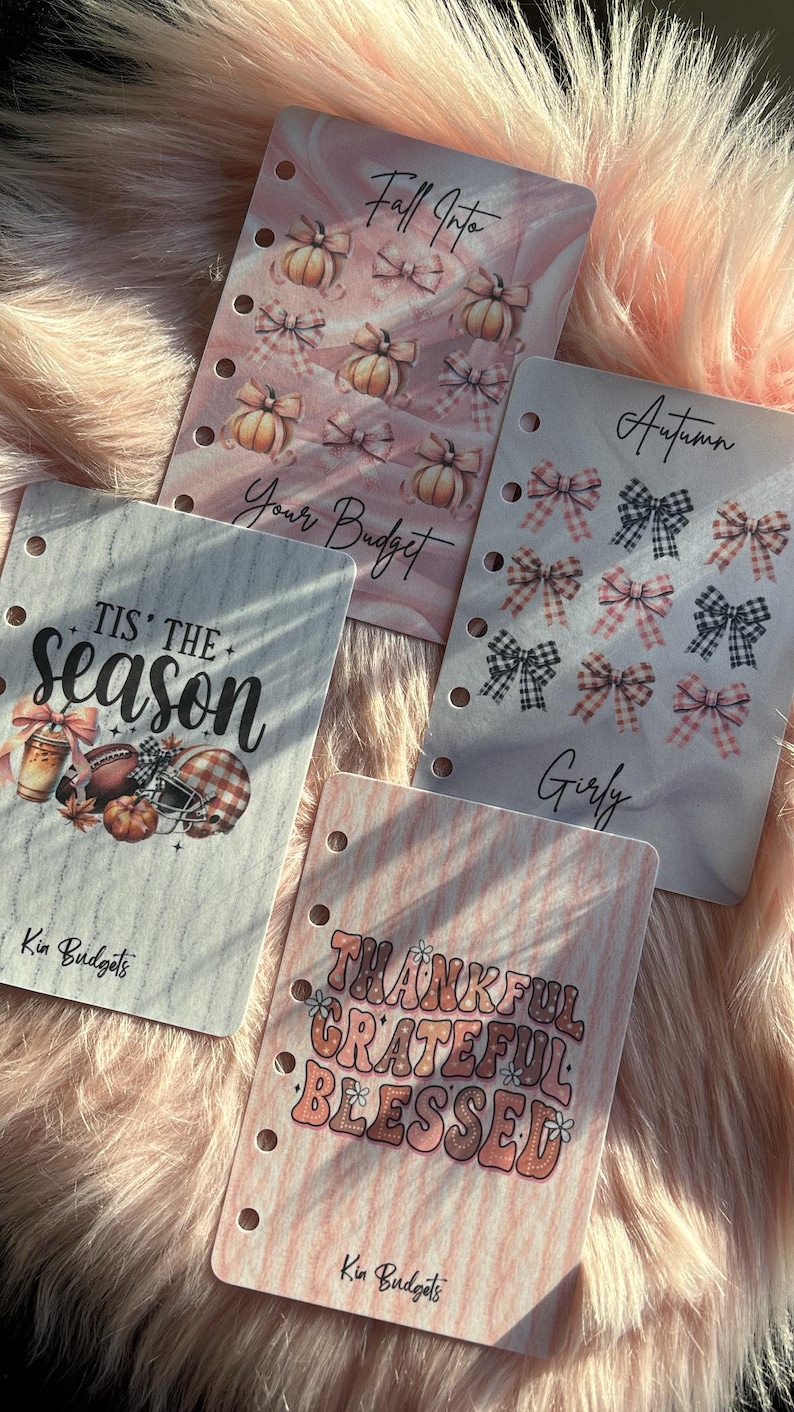 Fall Collection A5, A6 & A7 Dashboard - Etsy