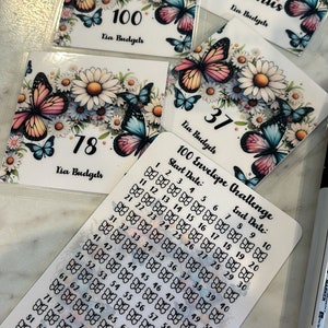 100 Envelope Savings Challenge Box - Etsy