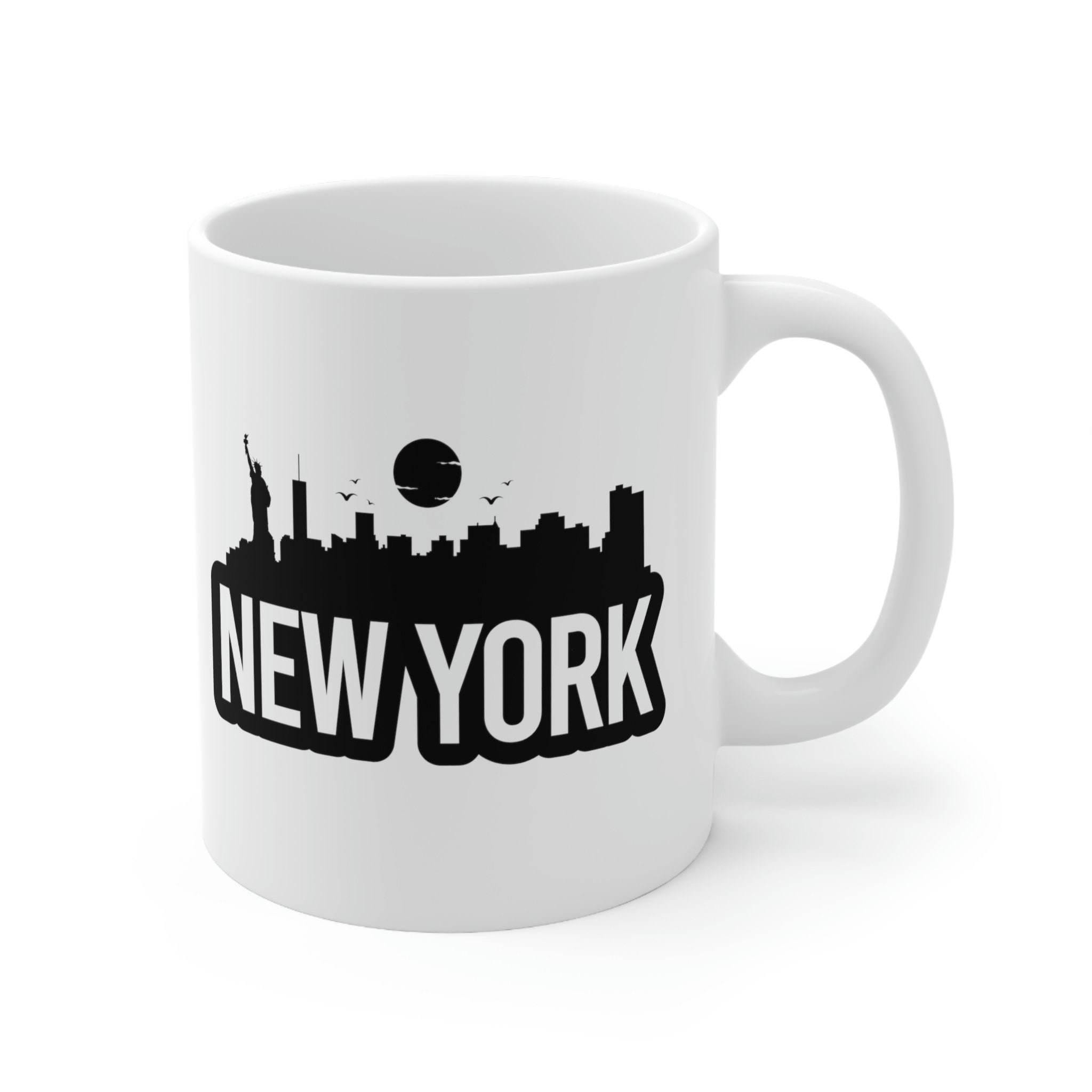 Discover New York City Coffee Mug, Gift for NYC Lovers, New Yorker Coffee Cup