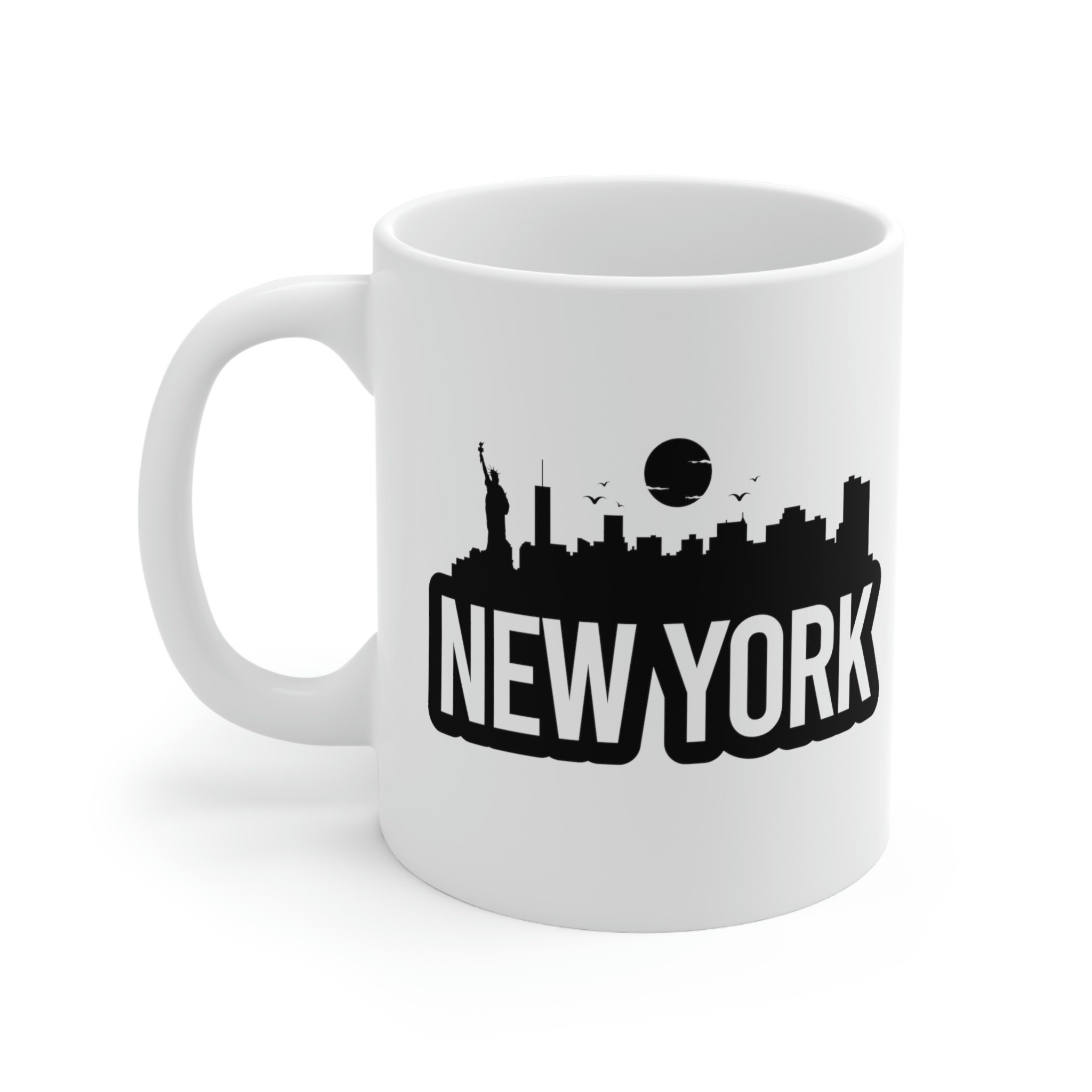 Discover New York City Coffee Mug, Gift for NYC Lovers, New Yorker Coffee Cup