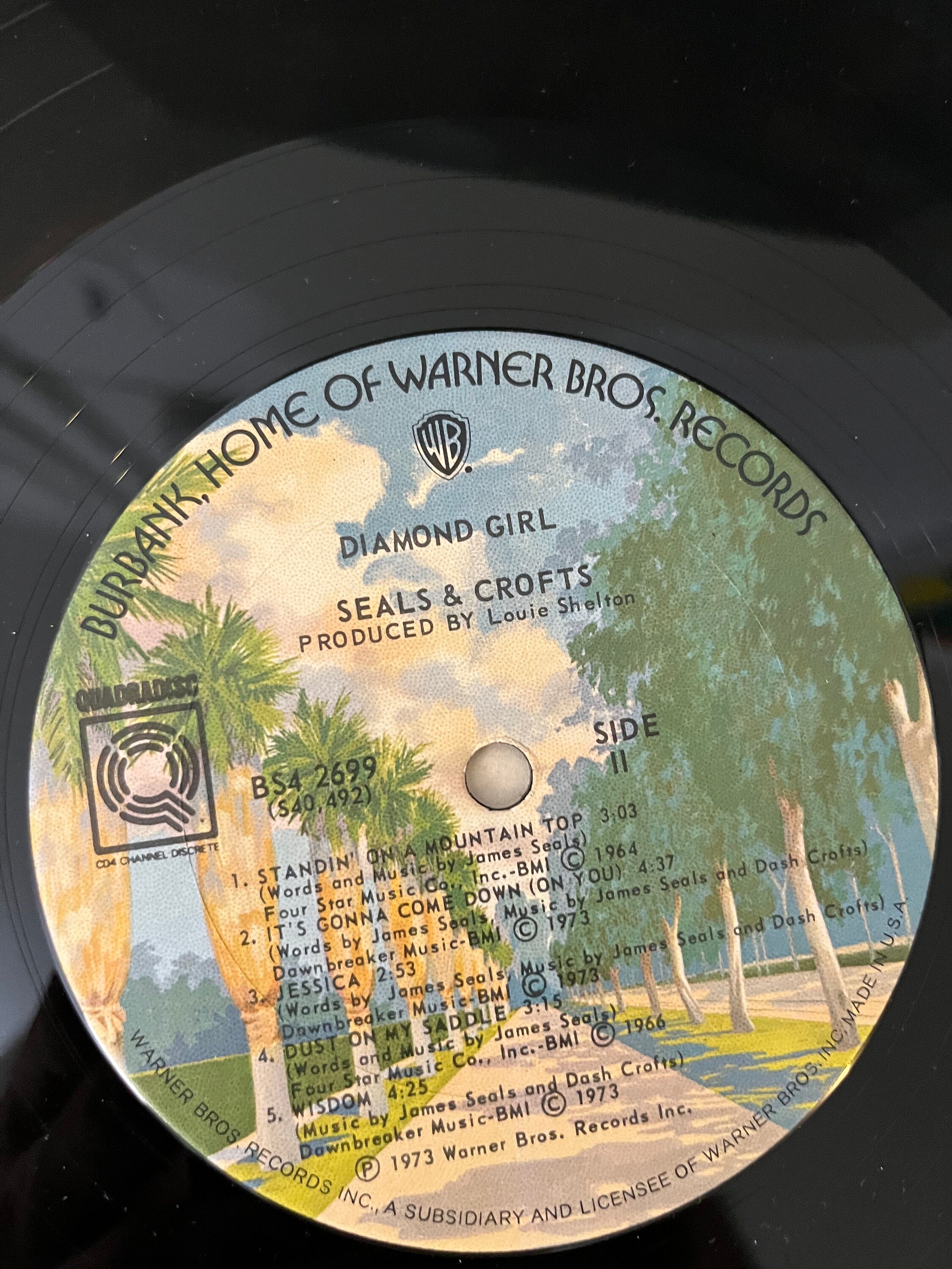 1973 Seals & Crofts Diamond Girl Vinyl LP Album Warner Etsy