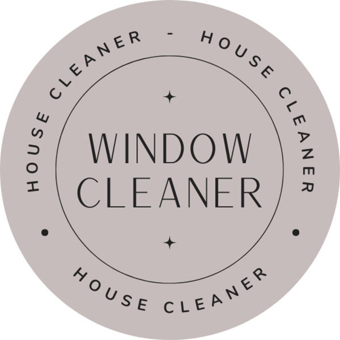 Round Template Printable Stickers, Digital Download, Cleaning Supply ...