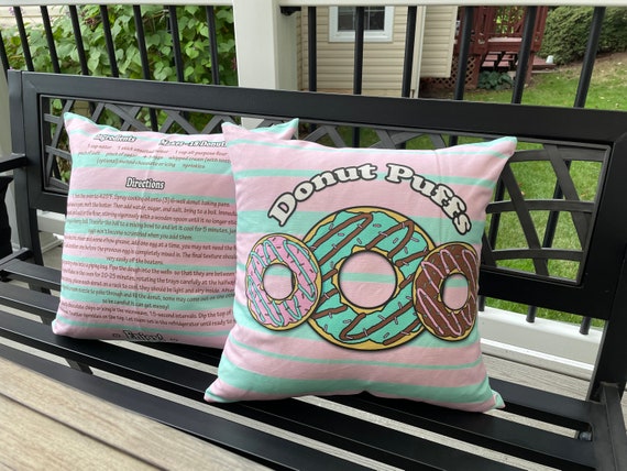 Donut throw pillow hot sale