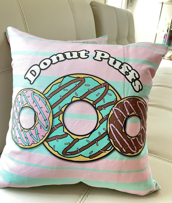 Donut throw pillow outlet