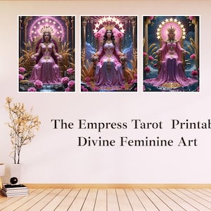 The Empress Tarot – Printable Divine Feminine Art