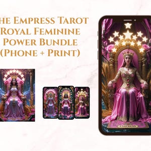 Downloadable Empress energy – royal sacred art to uplift your space with feminine power.