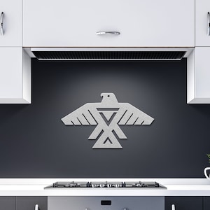 American Indian Thunderbird Totem Native American Metal Laser Cut Wall ...