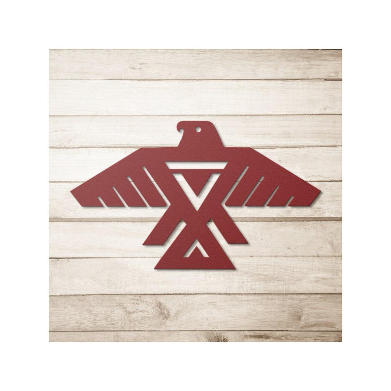 American Indian Thunderbird Totem Native American Metal Laser Cut Wall ...