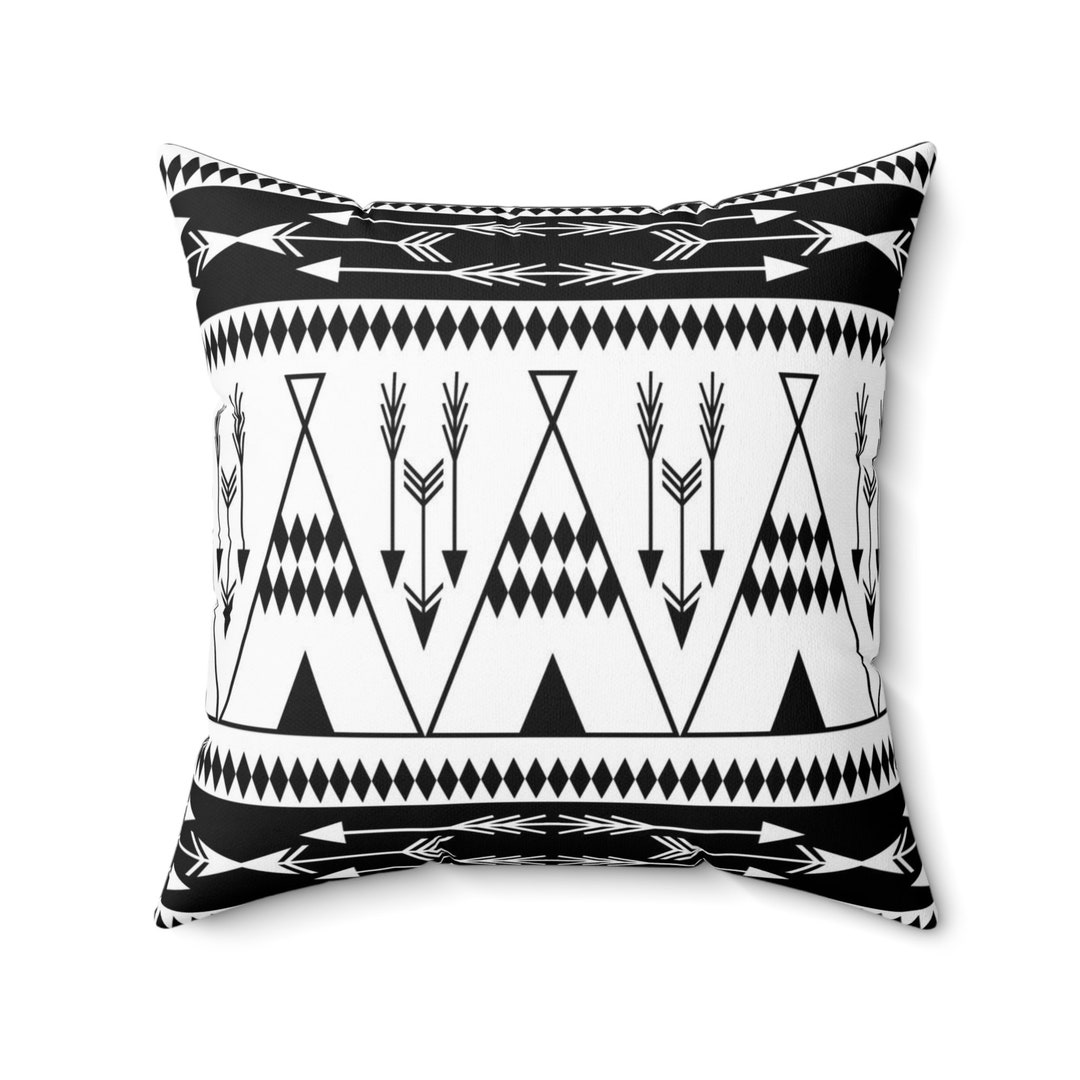 Native Pattern Pillows Native American Teepee Throw Pillow: Rustic Western Decor - Etsy