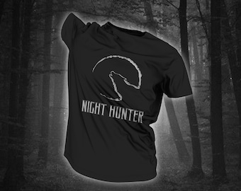 ナイトハンター メンズ ガーメントダイ ヘビーウェイト Tシャツ