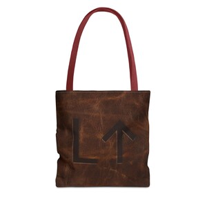 CUSTOM CATTLE BRAND Western Rustic Livestock Brand Personalized Tote Bag Printed Fabric Customized Bag Branding Iron Cattle Ranch Apparel image 3