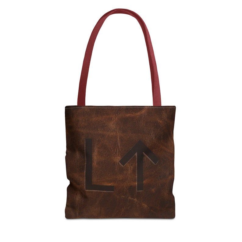 CUSTOM CATTLE BRAND Western Rustic Livestock Brand Personalized Tote Bag Printed Fabric Customized Bag Branding Iron Cattle Ranch Apparel image 3
