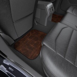 Longhorn Skull Set of 4 Universal Car Mats Rustic Western Truck Accessories Front and Back Four Door Floor Mats Cowboy Gift Idea for Pick Up image 2