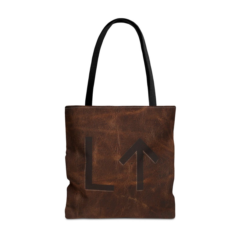 CUSTOM CATTLE BRAND Western Rustic Livestock Brand Personalized Tote Bag Printed Fabric Customized Bag Branding Iron Cattle Ranch Apparel image 1