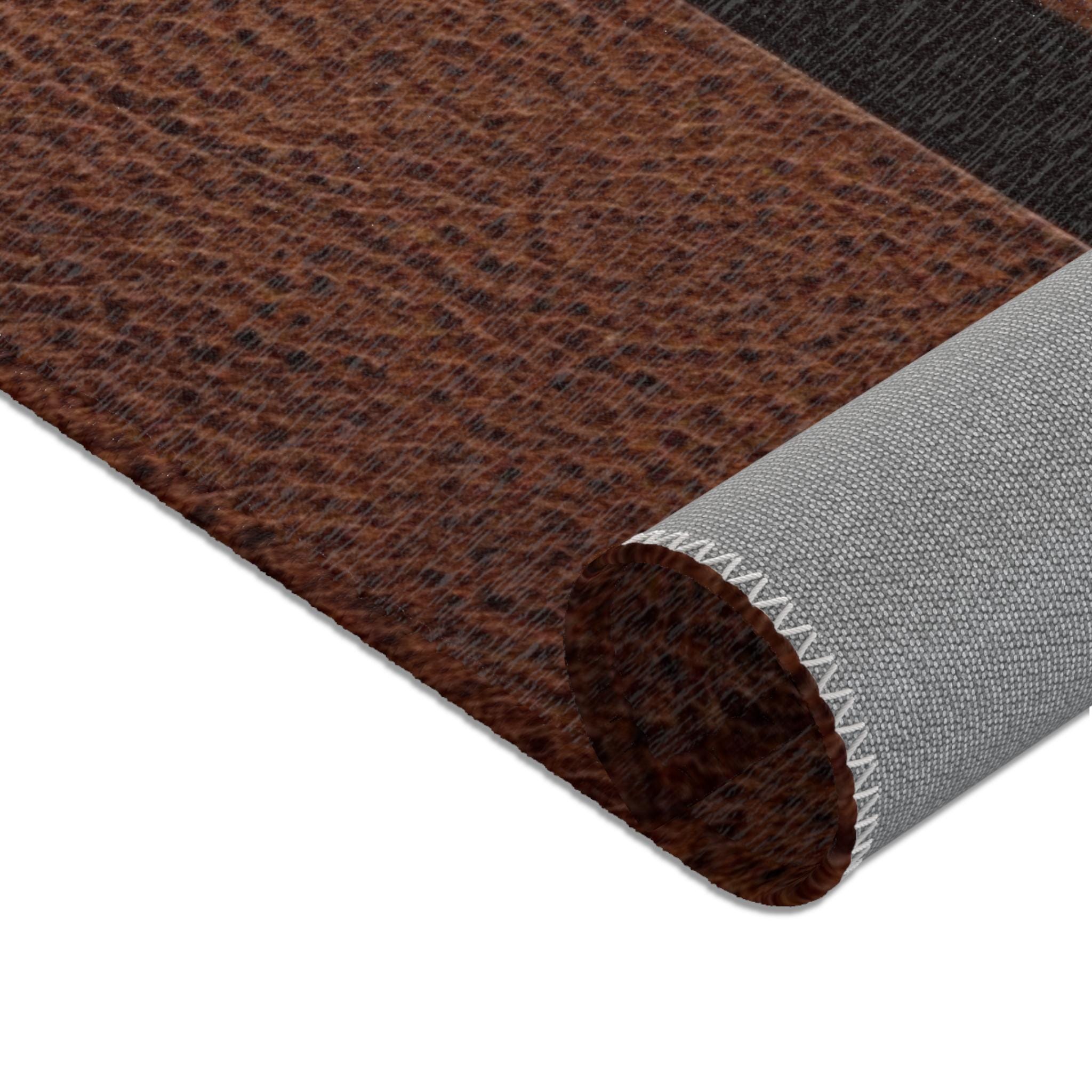 Branded Cattle Rug CUSTOM CATTLE BRAND Area Rugs Personalized Western Floor Rug Rustic ...