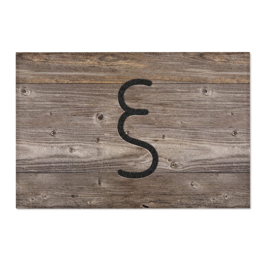 Branded Cattle Rug CUSTOM CATTLE BRAND Area Rug Personalized Livestock Branding Iron ...