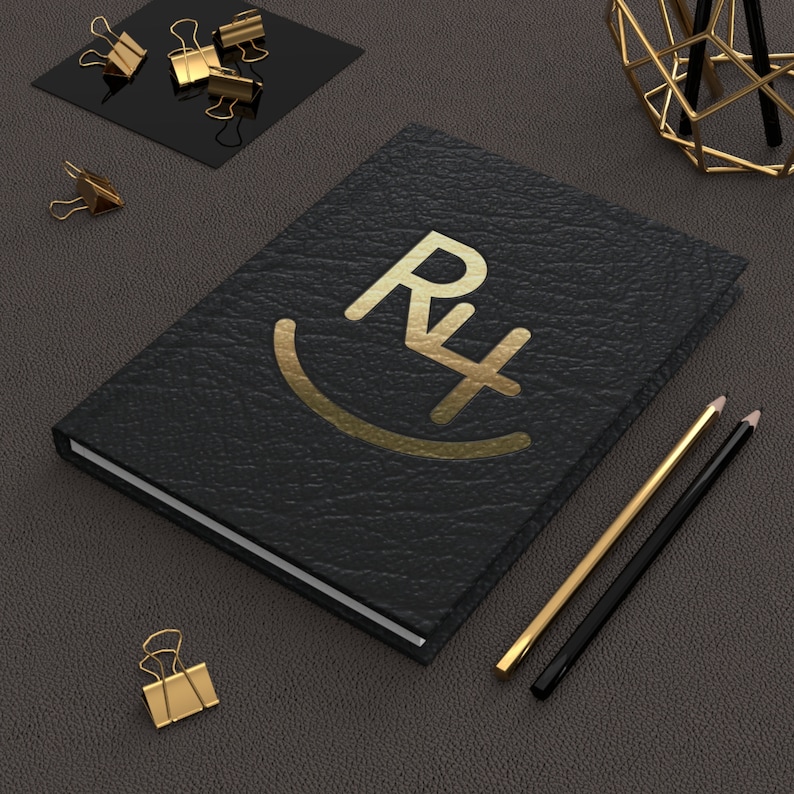 CUSTOM CATTLE BRAND Hardcover Journal or Guest Book Western Ranch Cowboy Hardbound Printed Journal Branding Iron Decor Livestock Brand Book image 1