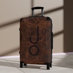 AANGEPASTE Koffer VEEMERK Gepersonaliseerde Vee Merk Premium Koffer Cowboy Western Branding Ijzer Rustiek Unieke Reistas