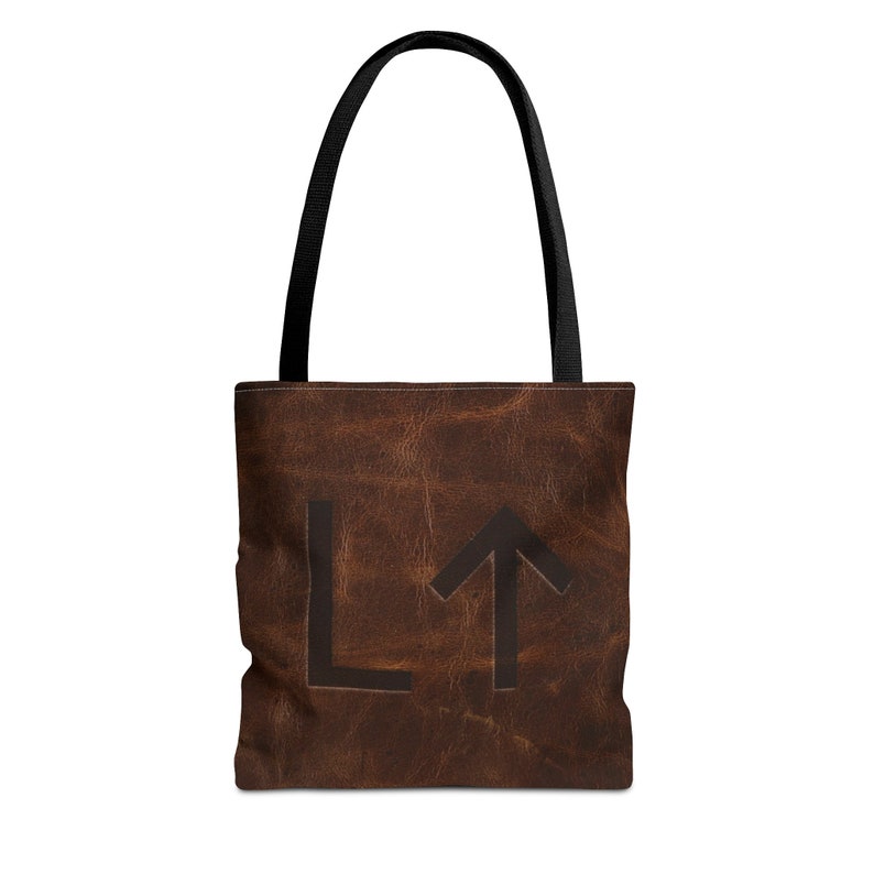 CUSTOM CATTLE BRAND Western Rustic Livestock Brand Personalized Tote Bag Printed Fabric Customized Bag Branding Iron Cattle Ranch Apparel image 2