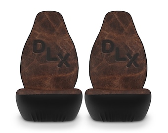 NIESTANDARDOWE POKROWCE NA SIEDZENIA Pokrowce na siedzenia samochodowe z poliestru marki Cattle Branded Western Livestock Branded Rancher Cowboy Country Truck Personalizowane pokrowce na siedzenia