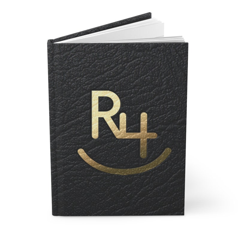 CUSTOM CATTLE BRAND Hardcover Journal or Guest Book Western Ranch Cowboy Hardbound Printed Journal Branding Iron Decor Livestock Brand Book image 2