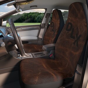 CUSTOM SEAT COVERS Cattle Brand Polyester Car Seat Covers Western Livestock Branded Rancher Cowboy Country Truck Personalized Seat Covers image 2