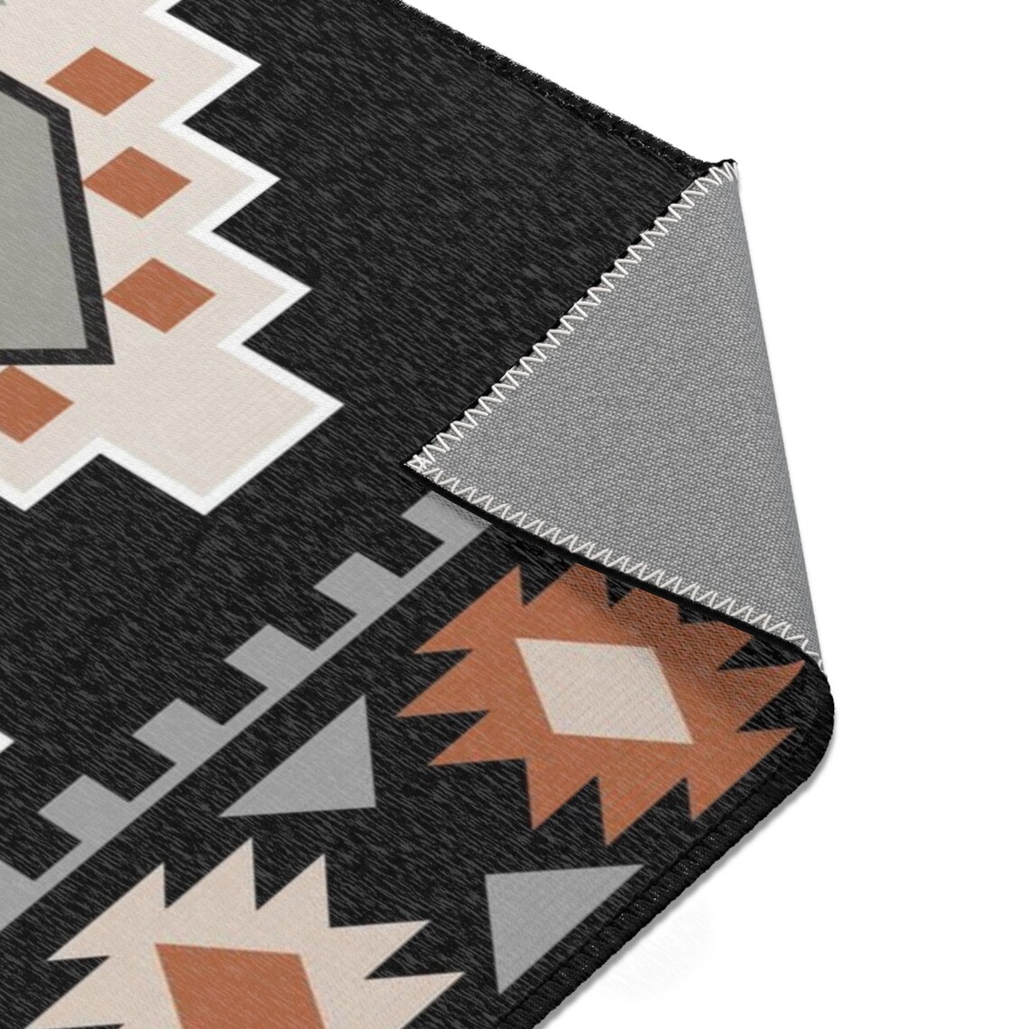 Branded Cattle Rug CUSTOM CATTLE BRAND Western Aztec Personalized Area Rugs Rustic Home ...