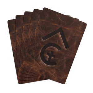 MARCA DE GANADO PERSONALIZADA Naipes personalizados Cartas de póquer occidentales Bar en casa Juego de cartas Baraja Ranchero Vaquero Idea de regalo