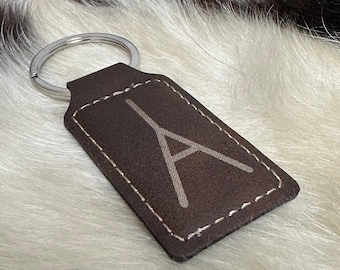 Gepersonaliseerde sleutelhanger veemerk Westerse branding ijzer lasergegraveerde sleutelhanger cadeau familie merk veemerk en paard merklabel op maat gemaakt