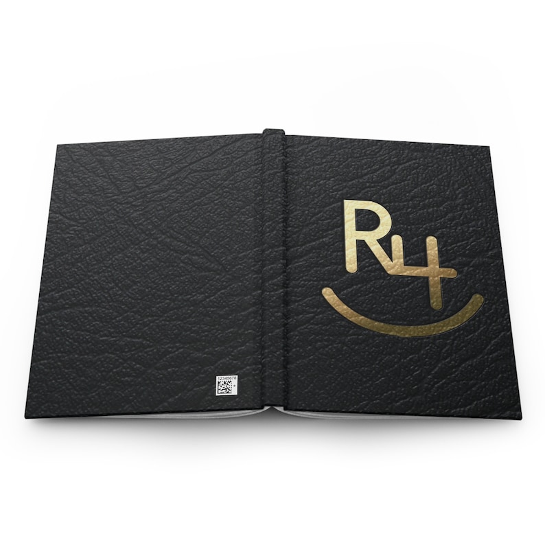 CUSTOM CATTLE BRAND Hardcover Journal or Guest Book Western Ranch Cowboy Hardbound Printed Journal Branding Iron Decor Livestock Brand Book image 6
