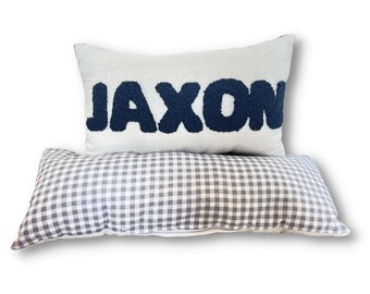 Almohada de nombre personalizado hecha a mano