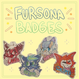 Custom Fursona Badges•