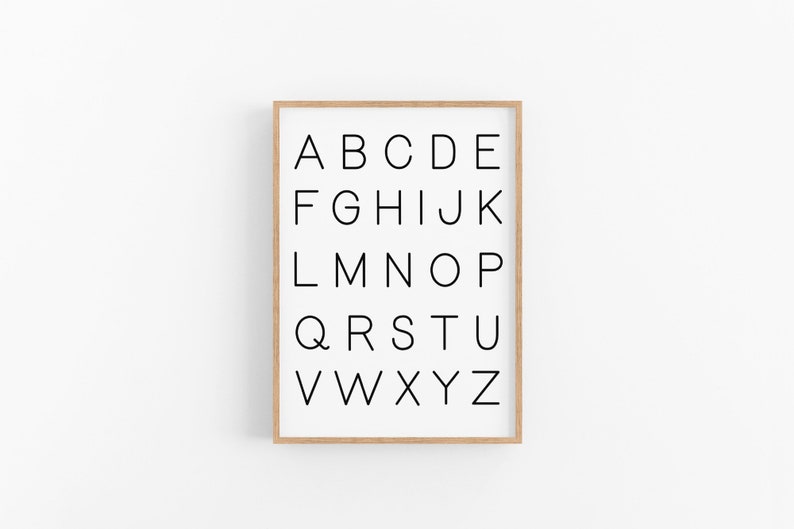 ABC Poster | ABC Print | ABC Printable | Alphabet Poster | Learning ...