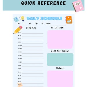 Daily Caseload Schedule