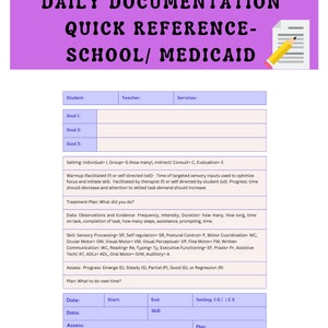 Occupational Therapy Documentation