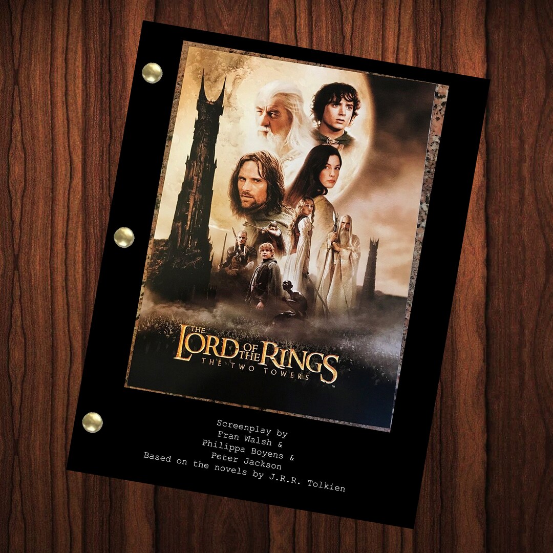 Skating Ring Script The Lord of the Rings Movie Script Reprint Full Screenplay Full Script ...