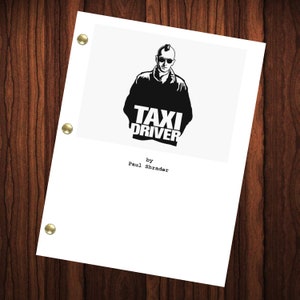 Taxi Driver Movie Script Reprint Full Script Full Screenplay Robert De Niro Martin Scorsese