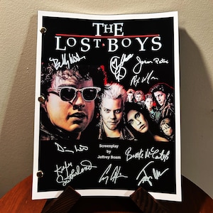The Lost Boys Movie Autographed Signed Movie Script Reprint Full Screenplay Full Script