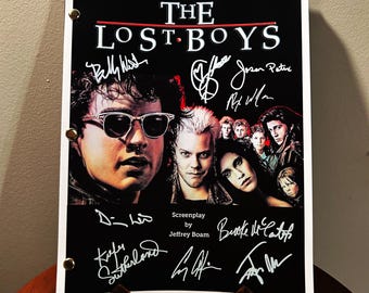 The Lost Boys Movie Autographed Signed Movie Script Reprint Full Screenplay Full Script