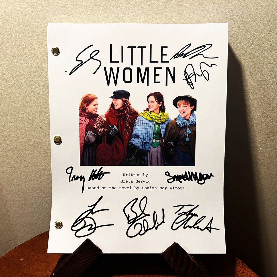 Little Women Autographed Signed Movie Script Reprint Full Screenplay ...